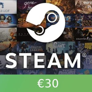 Steam Wallet Card €30 EU Activation Code