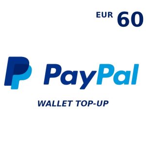 PayPal Wallet 60 EUR Top Up