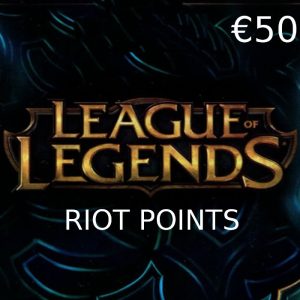 League of Legends 50 EUR Prepaid RP Card EU