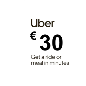 Uber €30 EU Gift Card