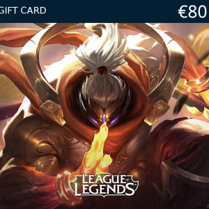 League of Legends 80 EUR Prepaid RP Card EU