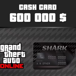 Grand Theft Auto Online - $600,000 Bull Shark Cash Card PC Activation Code EU