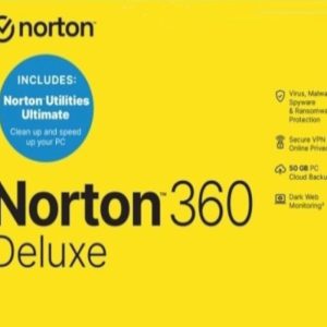Norton 360 Deluxe + Utilities Ultimate 2024 EU Key (1 Year / 5 Devices) + 50 GB Cloud Storage