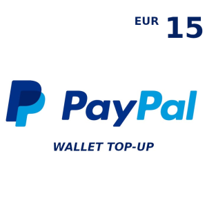 PayPal Wallet 15 EUR Top Up