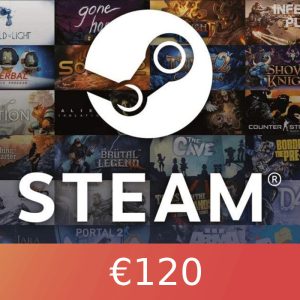 Steam Wallet Card €120 EU Activation Code