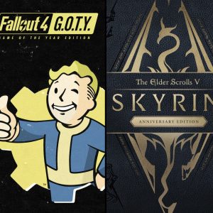 The Elder Scrolls V: Skyrim Anniversary Edition + Fallout 4 G.O.T.Y. EU XBOX One CD Key